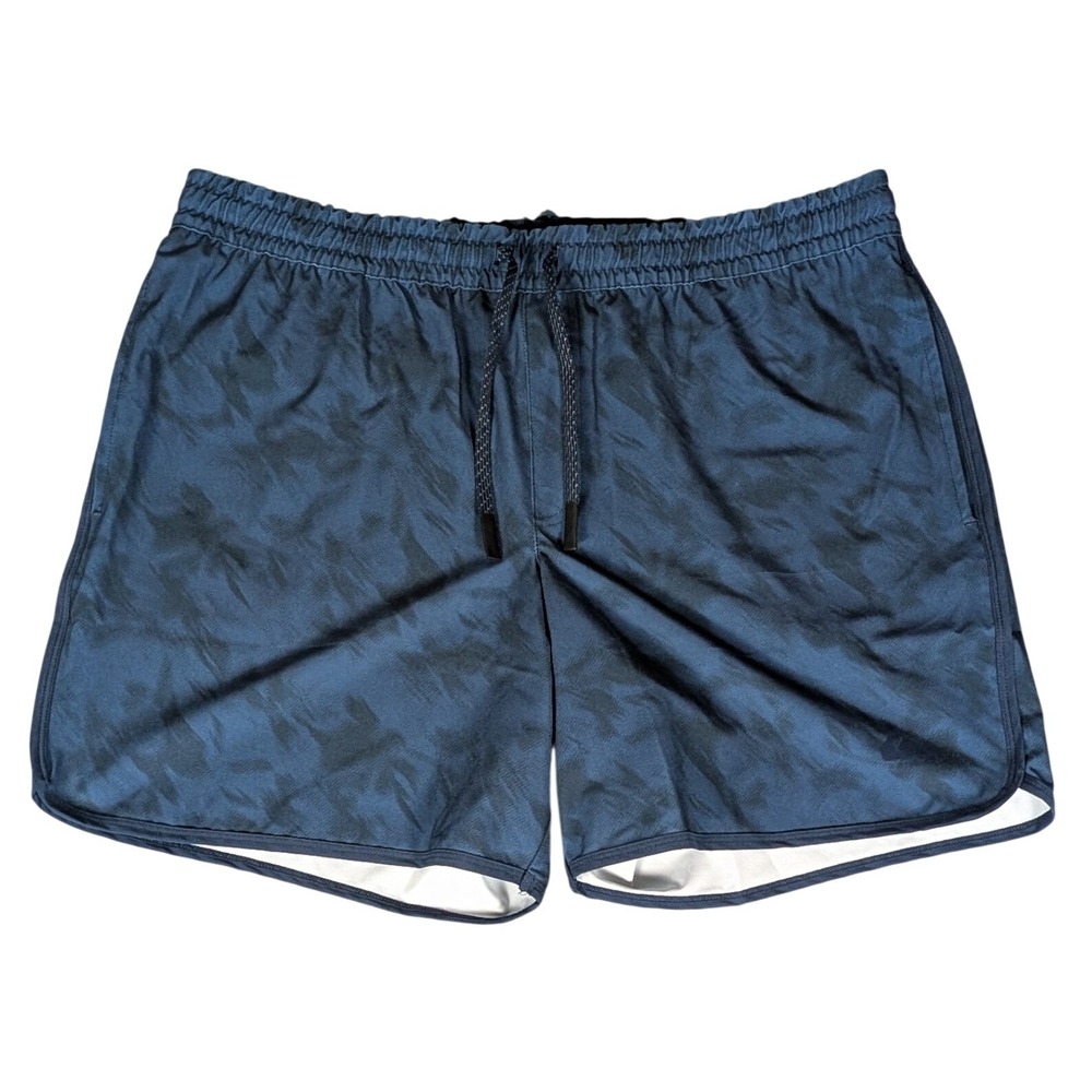 Quiksilver DryFlight Athletic Shorts Mens XL Blue Tonal Camo Active New
